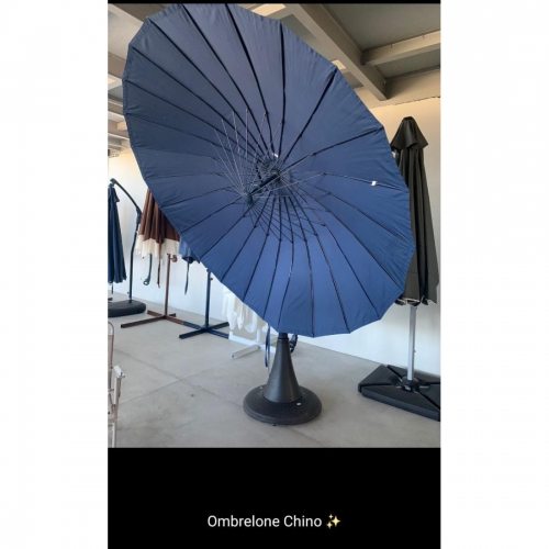 OMBRELONE 3M CHINO COM BASE